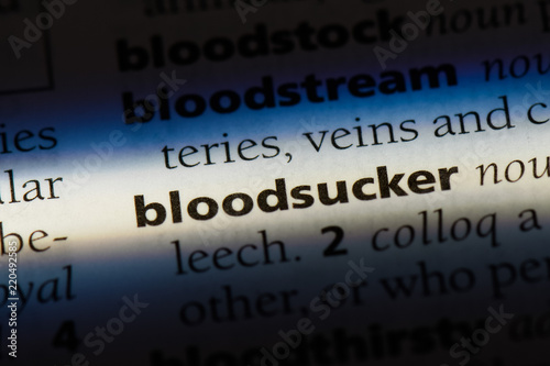 Принти на полотні bloodsucker