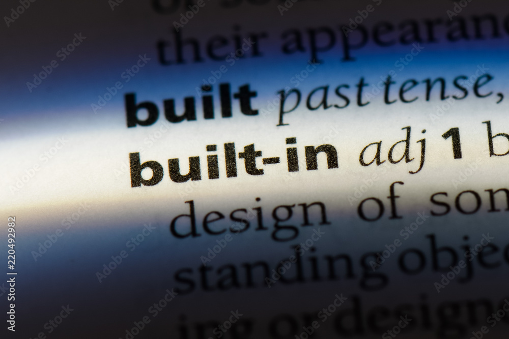 Obraz premium built-in