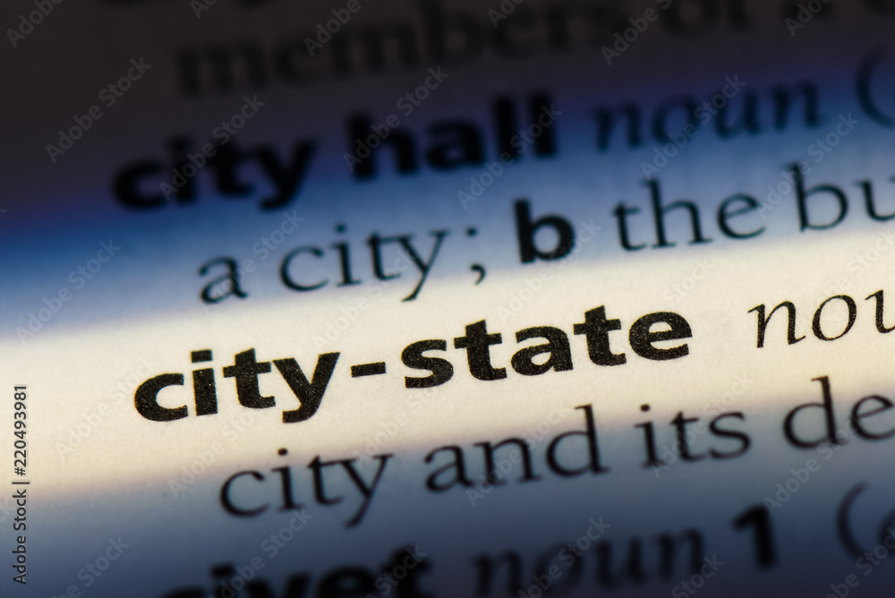 Obraz premium city-state