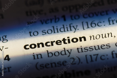 Bilde på lerret concretion