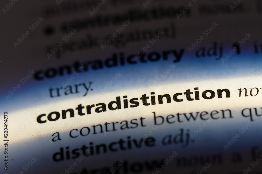 contradistinction contradistinction