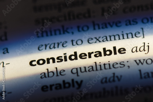  considerable