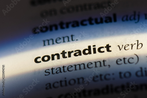  contradict