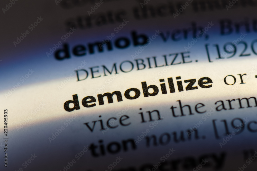  demobilize