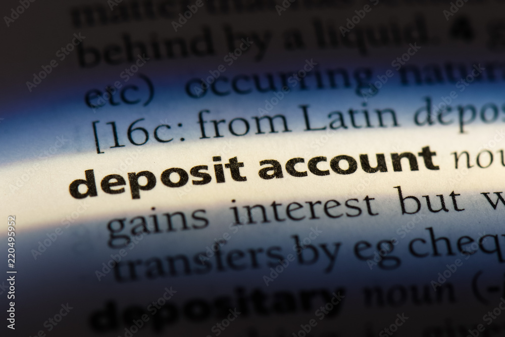  deposit account