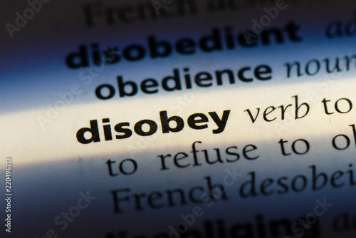  disobey