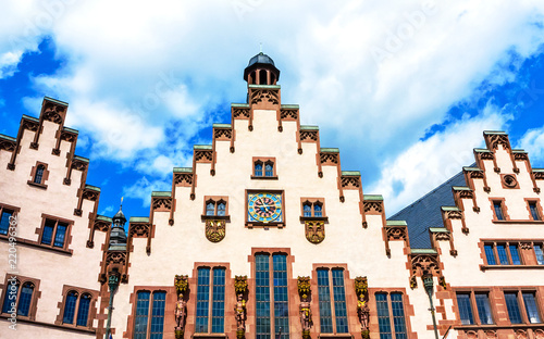 The Roemer is a medieval building in the Altstadt of Frankfurt am Main, Germany, and one of the city's most important landmarks and has been the City Hall (Rathaus) of Frankfurt for over 600 years.