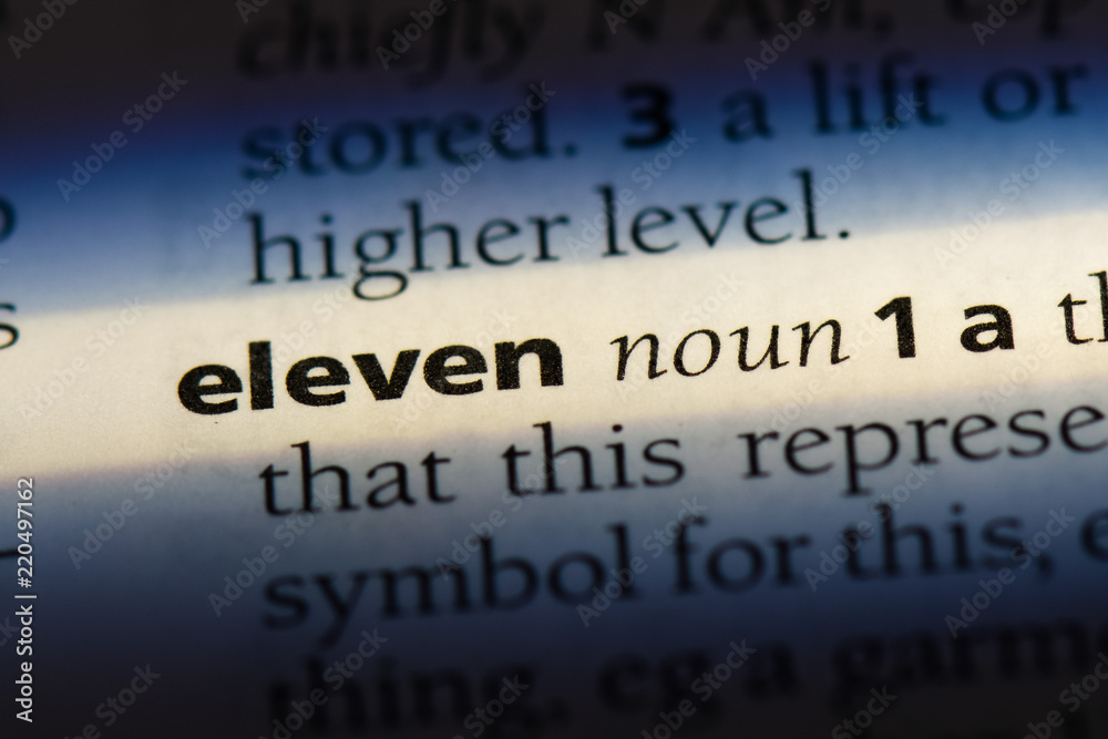 Obraz premium eleven