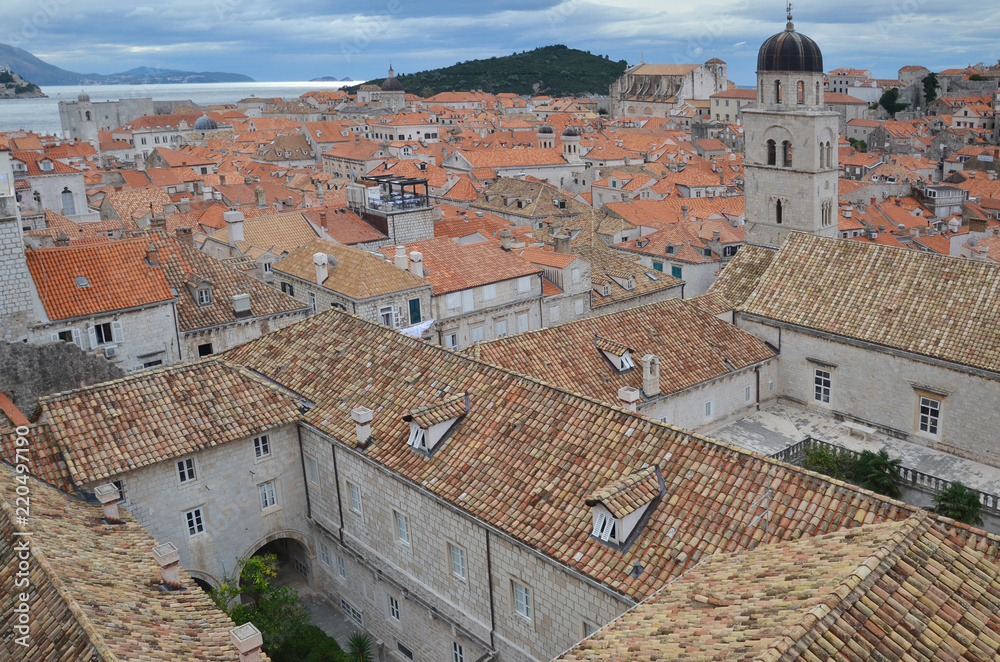 Old City of Dubrovnik has managed to preserve its gothic, renaissance and baroque churches, monasteries, fortress & fountains. Red rooftops are the iconic look of the old city.