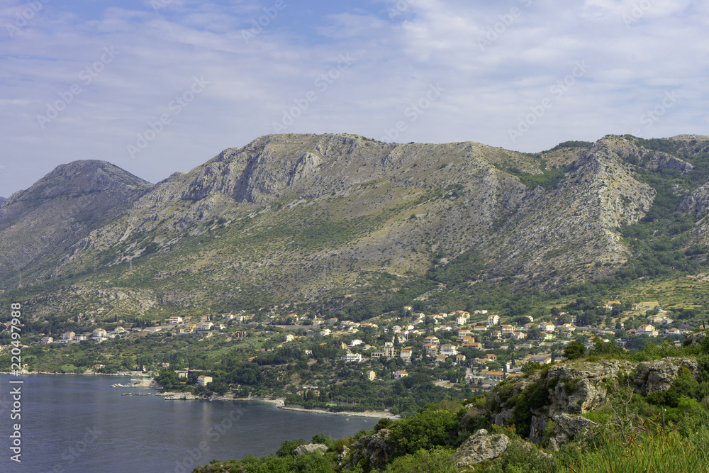 Fototapeta premium Beautiful landscape in Croatia Near Dubrovnik
