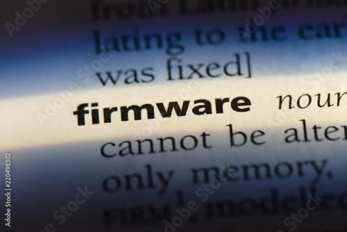 Obraz na płótnie firmware