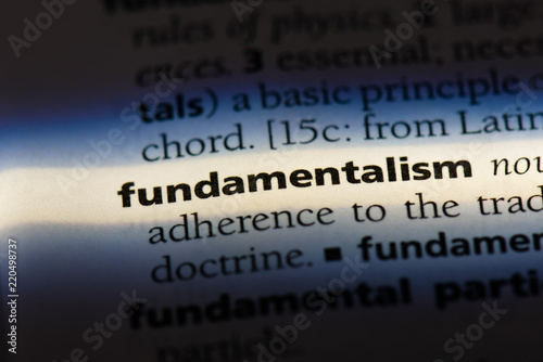 Tableau sur toile fundamentalism