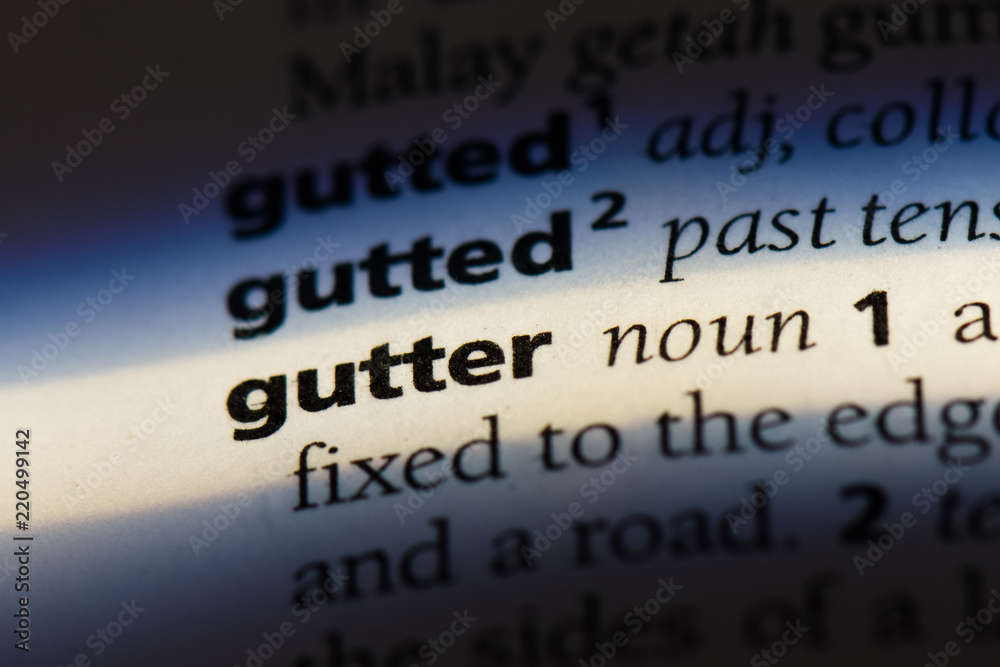 Obraz premium gutter