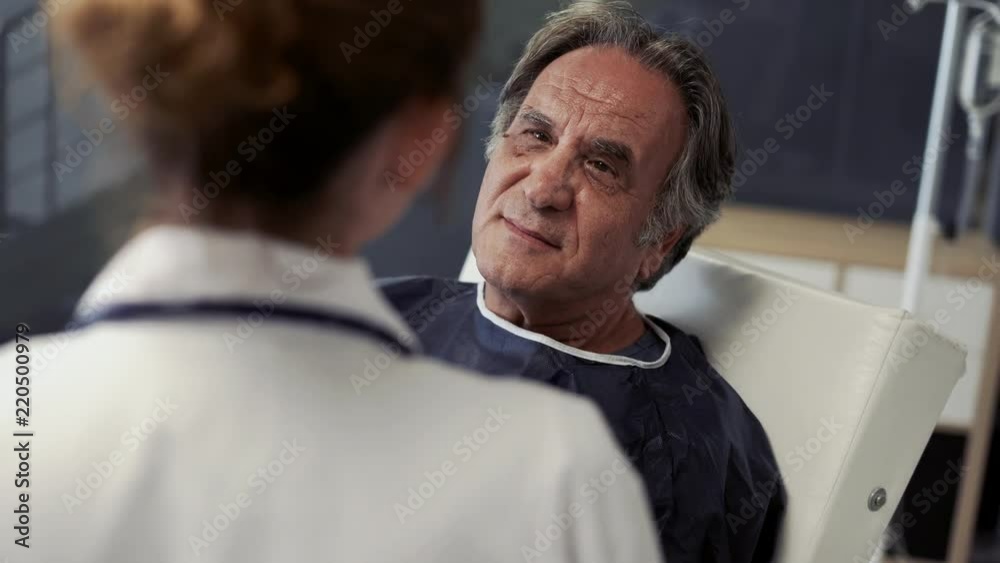 Doctor and patient are talking Doctor and patient are talking