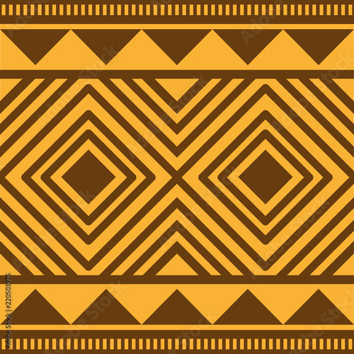 Pattern or background tribal graphic, rustic strip. Ideal for institutional and educational material