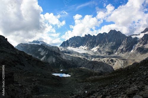 Paesaggio di montagna in estate