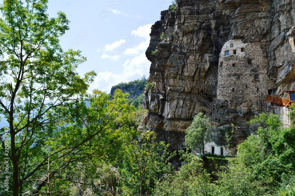 a religious building in the rock
