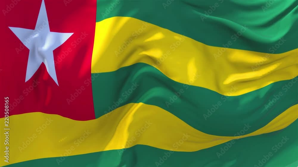 57. Togo Flag Waving in Wind Slow Motion Animation . 4K Realistic Fabric Texture Flag Smooth Blowing on a windy day Continuous Seamless Loop Background. 57. Togo Flag Waving in Wind Slow Motion Animation . 4K Realistic Fabric Texture Flag Smooth Blowing on a windy day Continuous Seamless Loop Background.