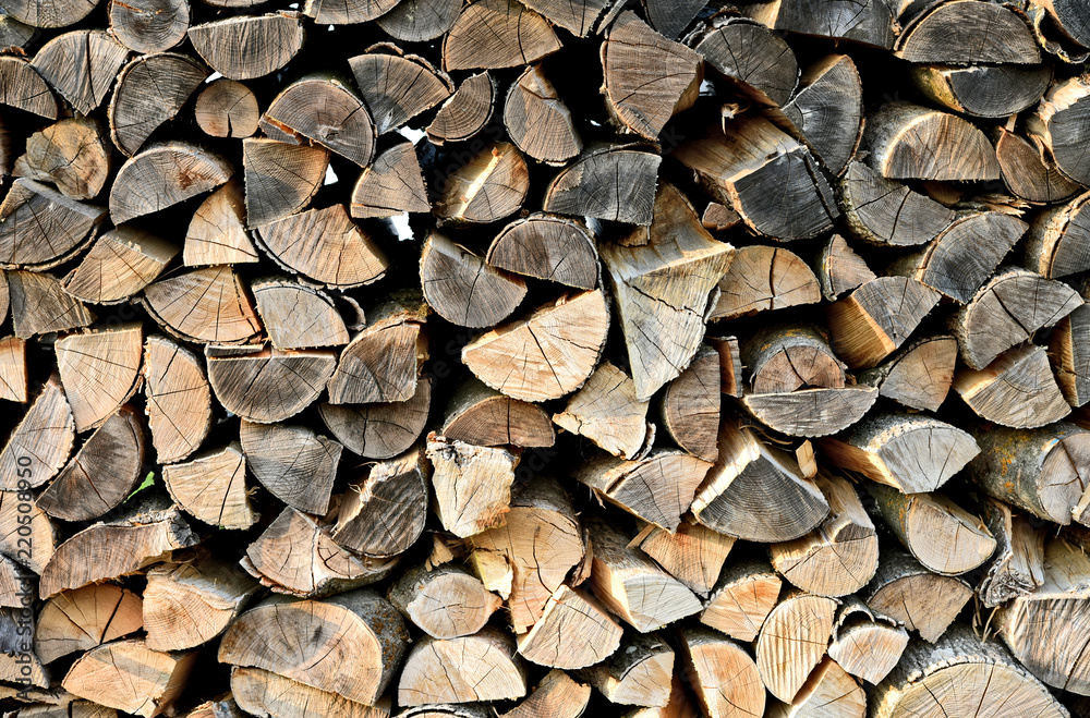 Firewood stacked with full frame for texture or background..dried wood for winter season. Firewood stacked with full frame for texture or background..dried wood for winter season.