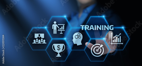 Training Webinar E-learning Skills Business Internet Technology Concept photo