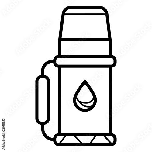 Thermos bottle icon