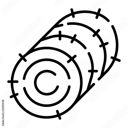hay icon illustration