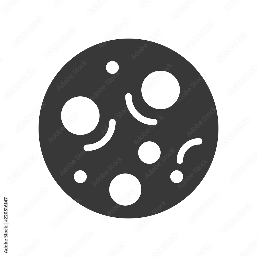 full moon, Halloween related, glyph icon design full moon, Halloween related, glyph icon design