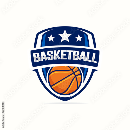 Basketball Logo Vector © mugiolaris