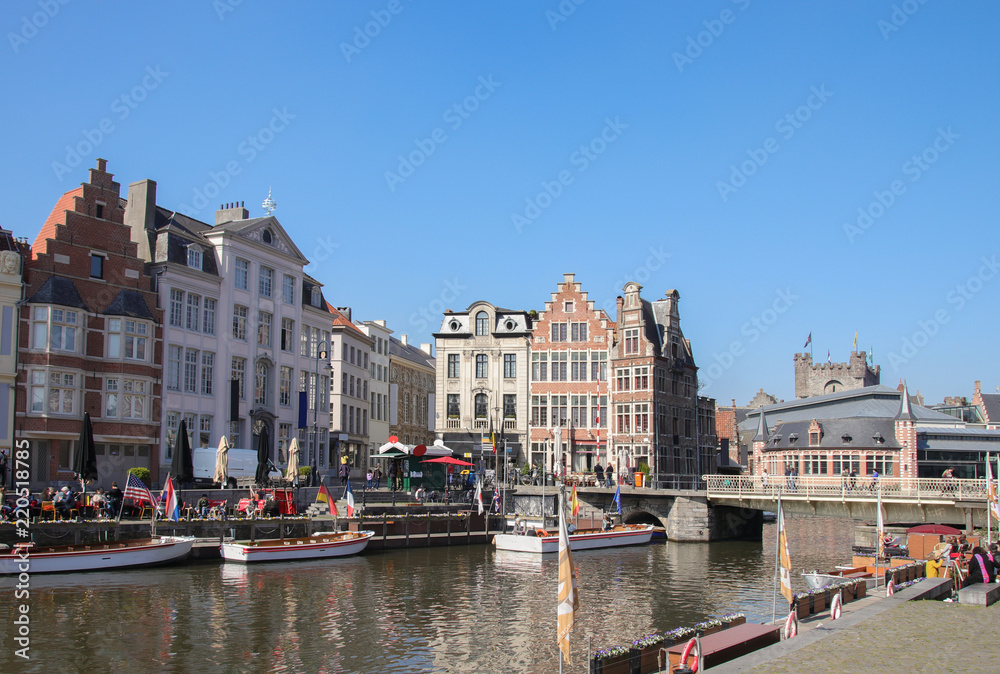 Gent, Belgien, Kanal, Altstadt 