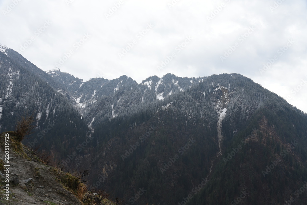 Fototapeta premium landscapes of kasol , malana , himachal pradesh , India