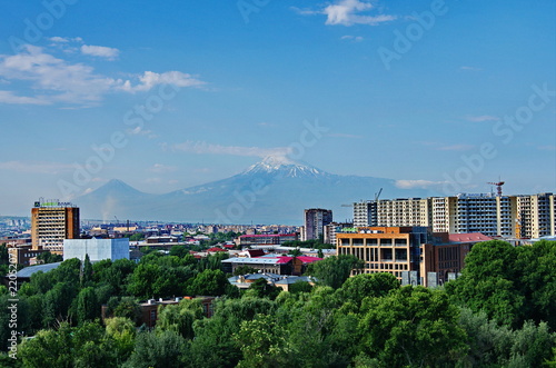 Erevan sight with Ararat mountain