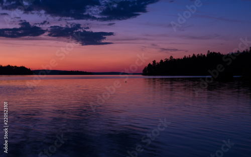 Sonnenuntergang in Schweden