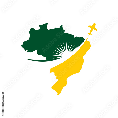 Brazil travel logo