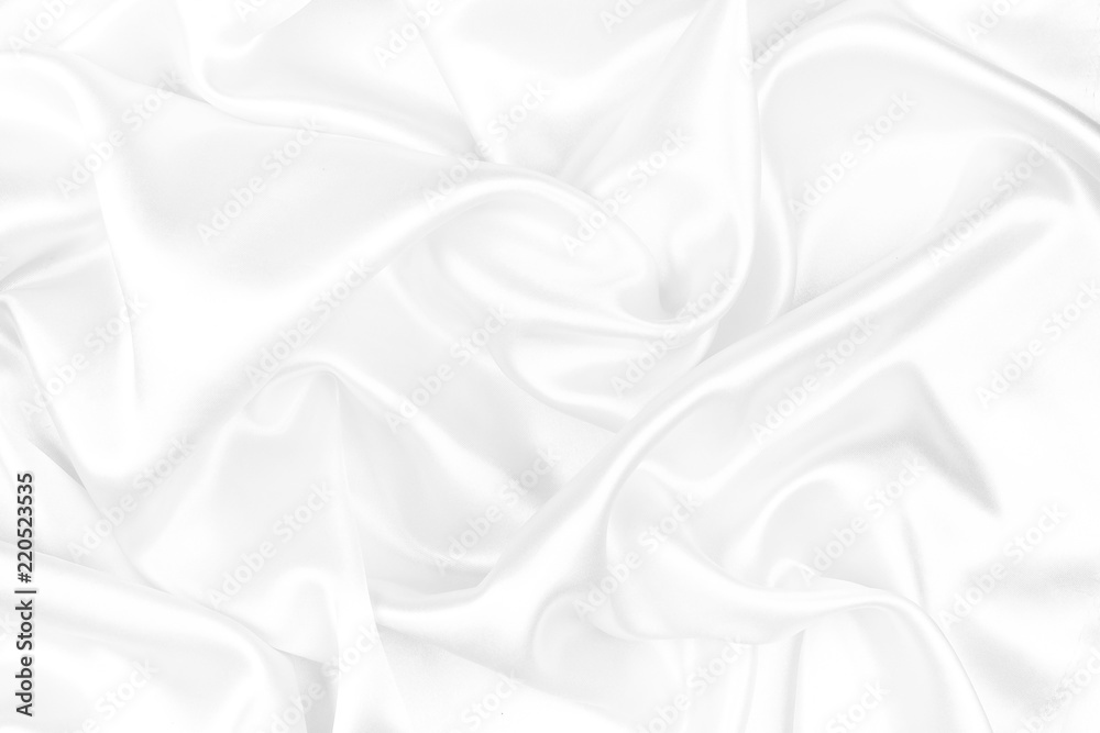 White silk texture luxurious satin for abstract background. soft focus