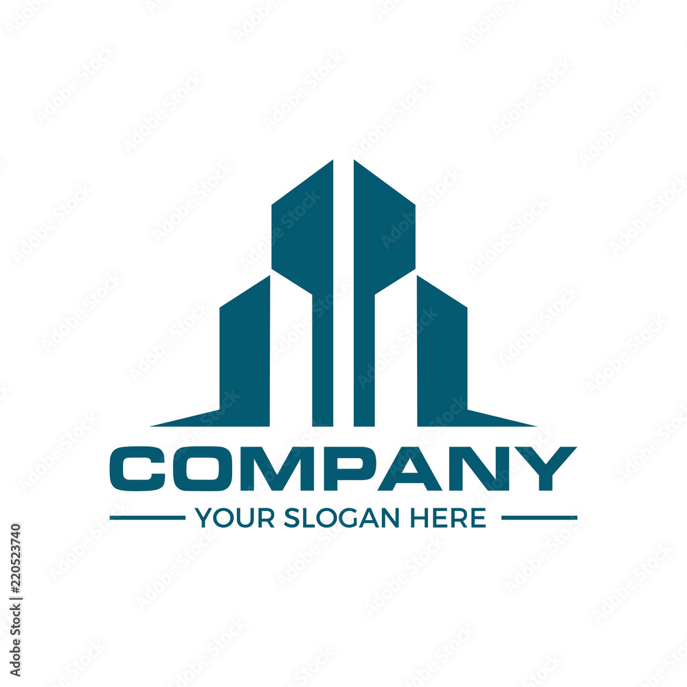 Building logo vector