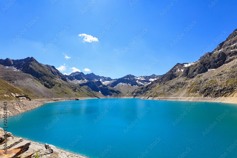 Alpine water reservoirs - Finstertalspeicher