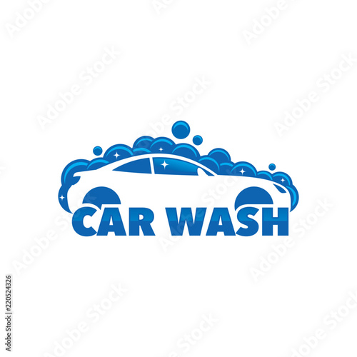 Car Wash Logo Vector