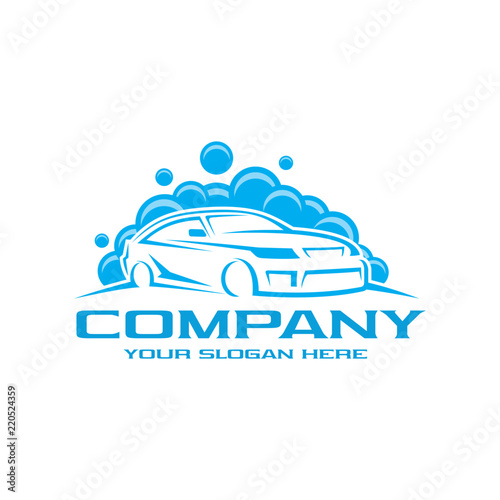 Car Wash Logo Vector