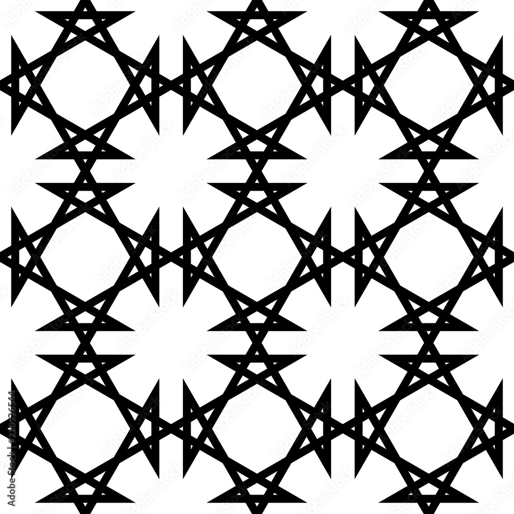 Fototapeta premium Seamless Star Arabic Style