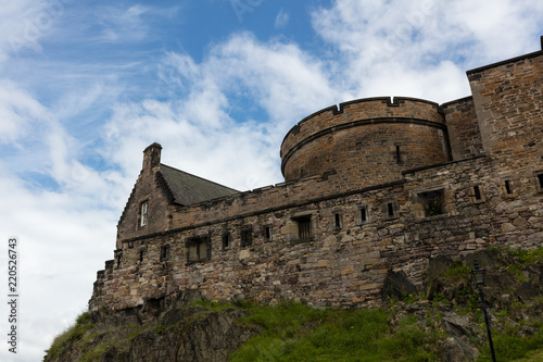 Chateau d'Edimbourg en Ecosse