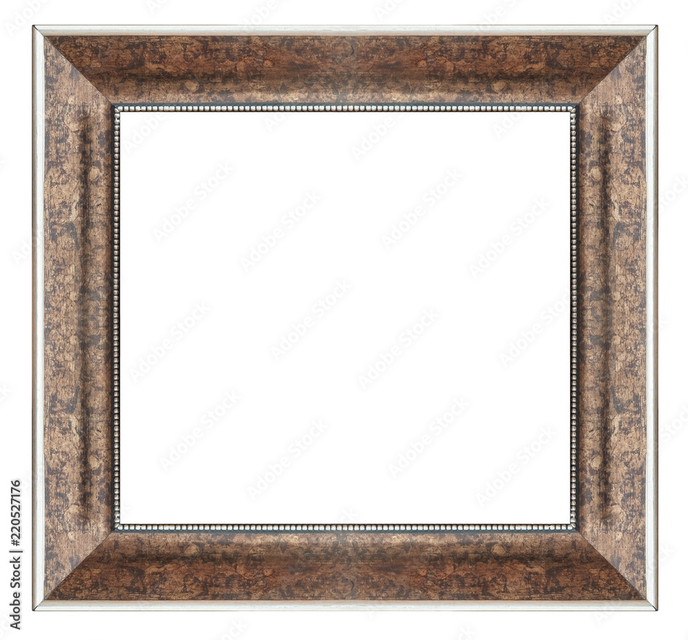 Fototapeta premium brown and golden frame