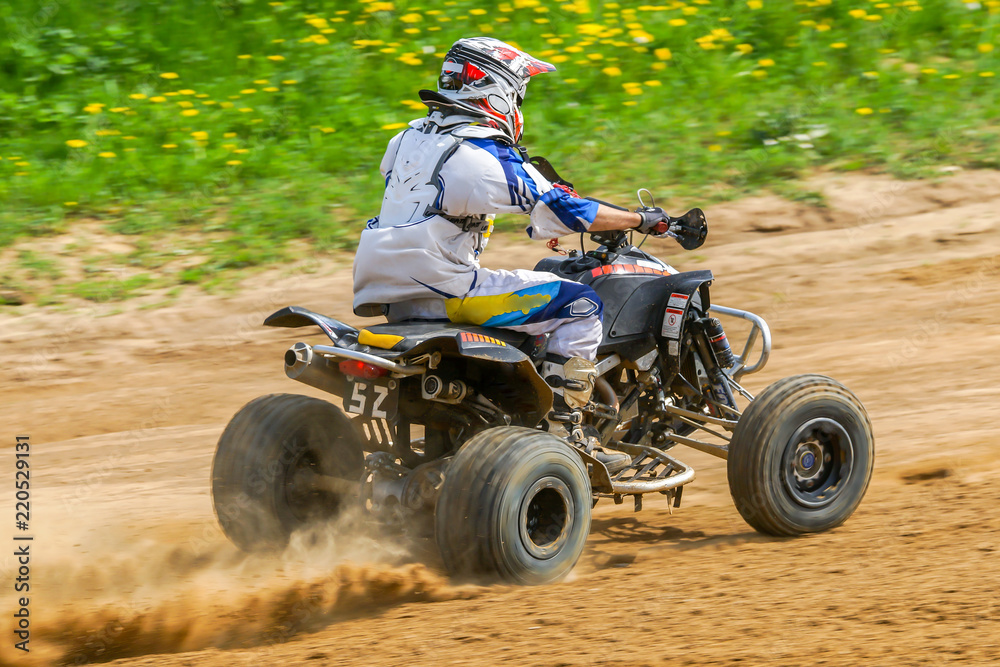 ATV Rider in the action