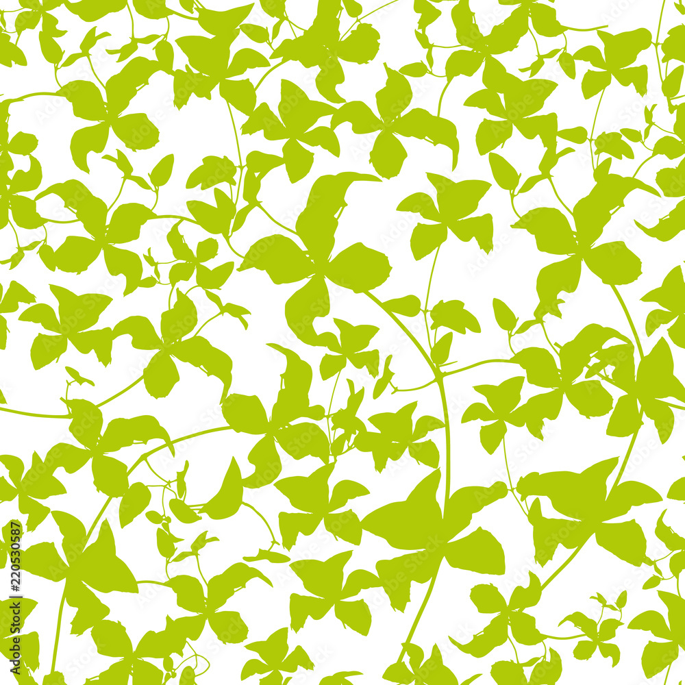 vector design of green vines with leaves seamless pattern background vector design of green vines with leaves seamless pattern background