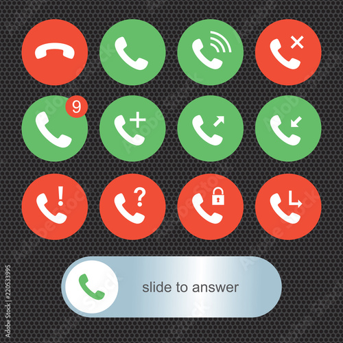 Phone call icons