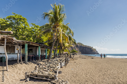 A typical view in El Zonte in El Salvador
