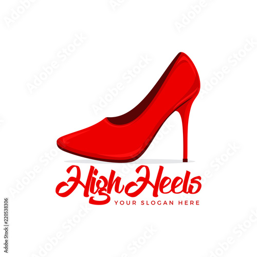 High Heels Logo Vector