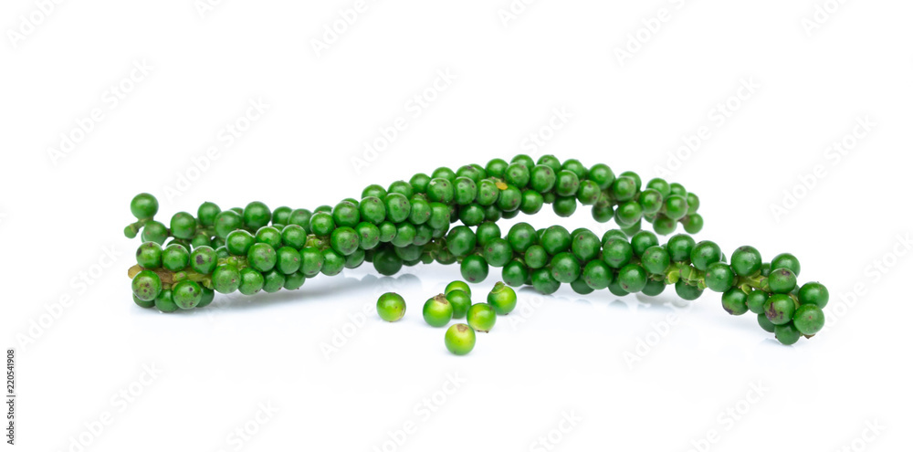 Fresh pepercorn isolated on white background Fresh pepercorn isolated on white background