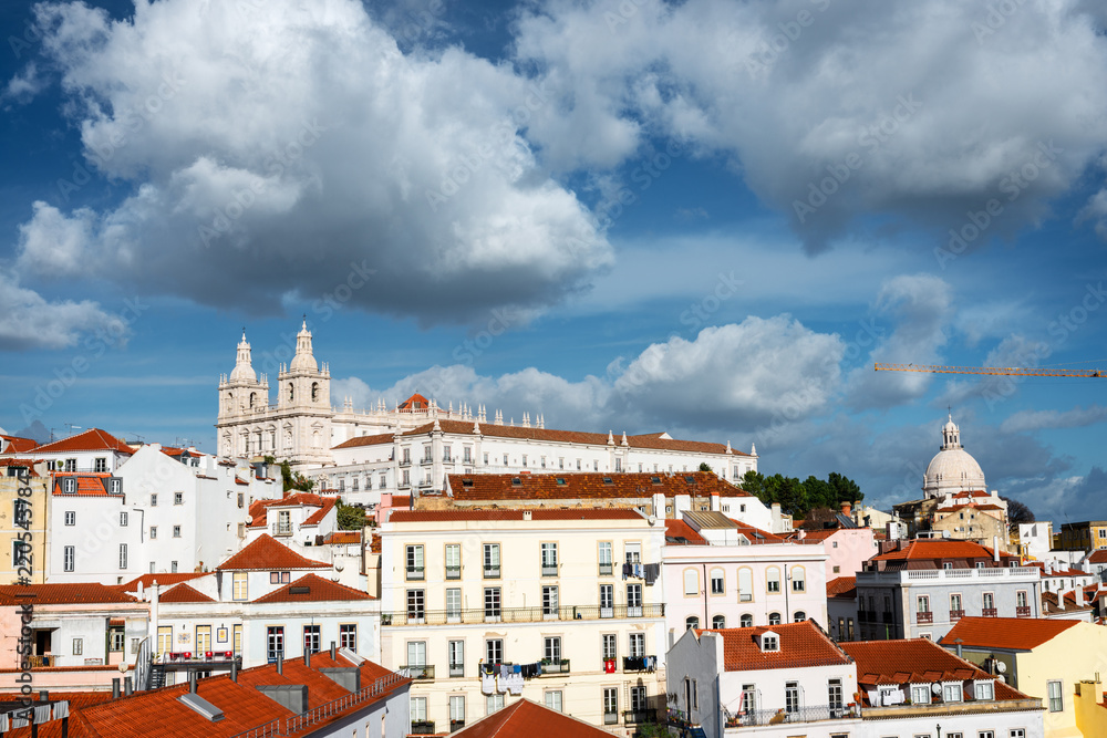 Rooftops of Alfama in Lisbon