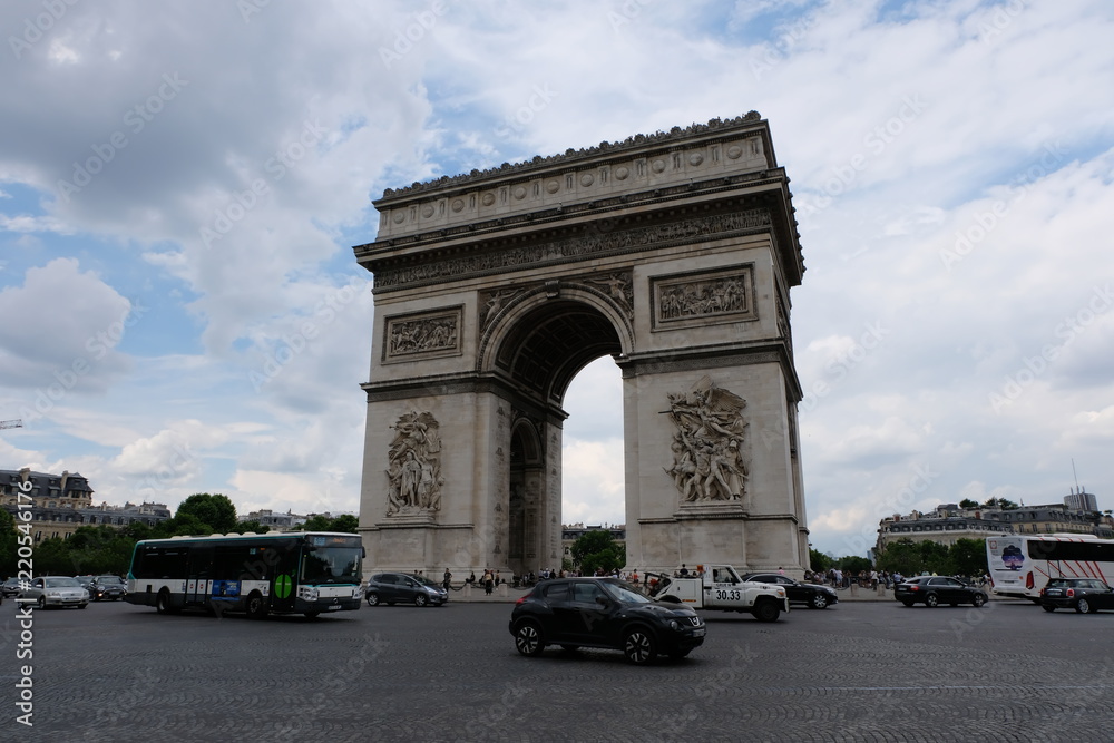 Fototapeta premium Paris- Arc De Triomphe