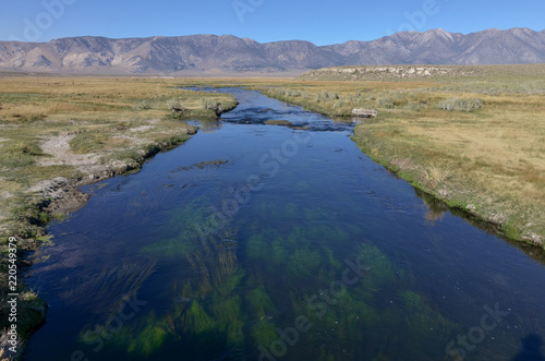 Hot Creek towards Owens River Mono County, California photo